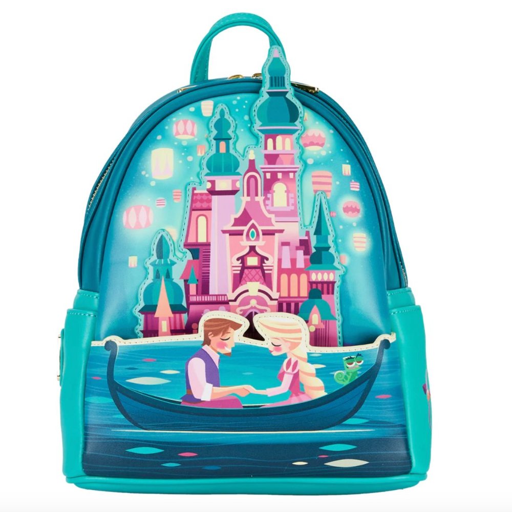 Loungefly Tangled Disney Princess Castle Mini Backpack